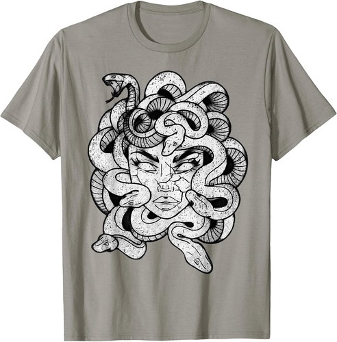 Medusa black white stone - &,
